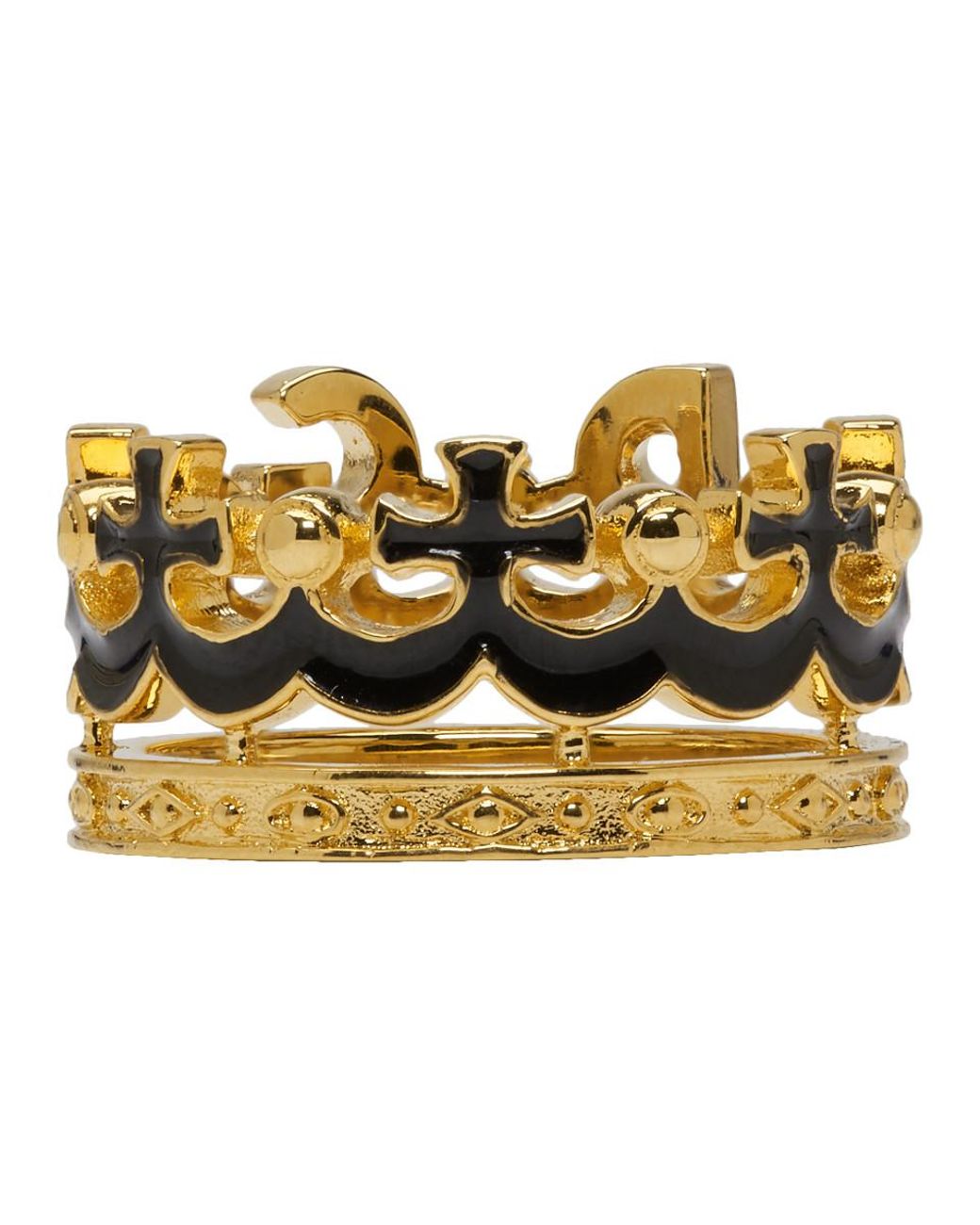 Aprender acerca 78+ imagen dolce and gabbana gold crown ...