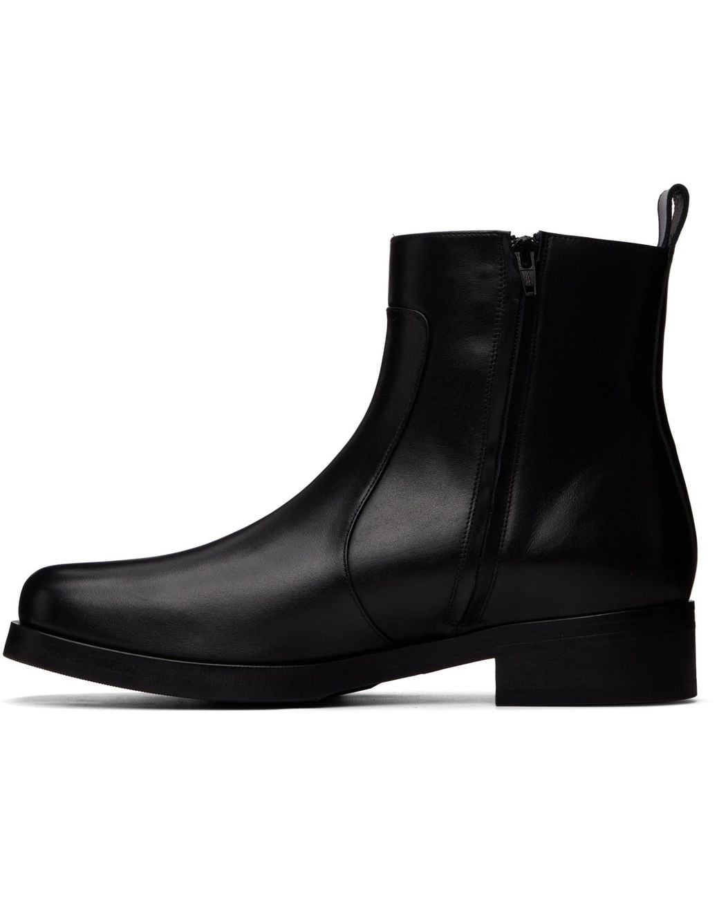 Studio Nicholson Black Square Boots for men