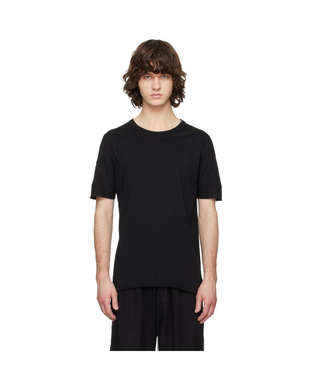 Thom Krom Black M Ts 926 T-Shirt for men