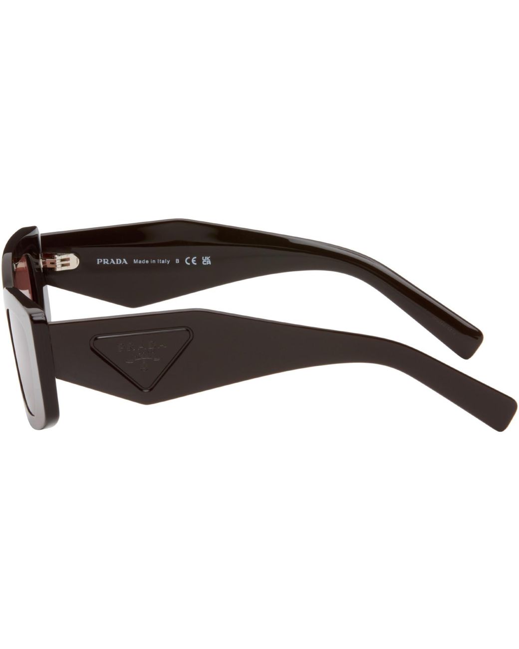 Prada Brown Cat-Eye Sunglasses
