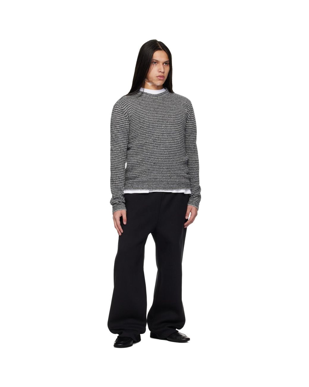 Seventh Black V2 Stacks Sweatpants for men