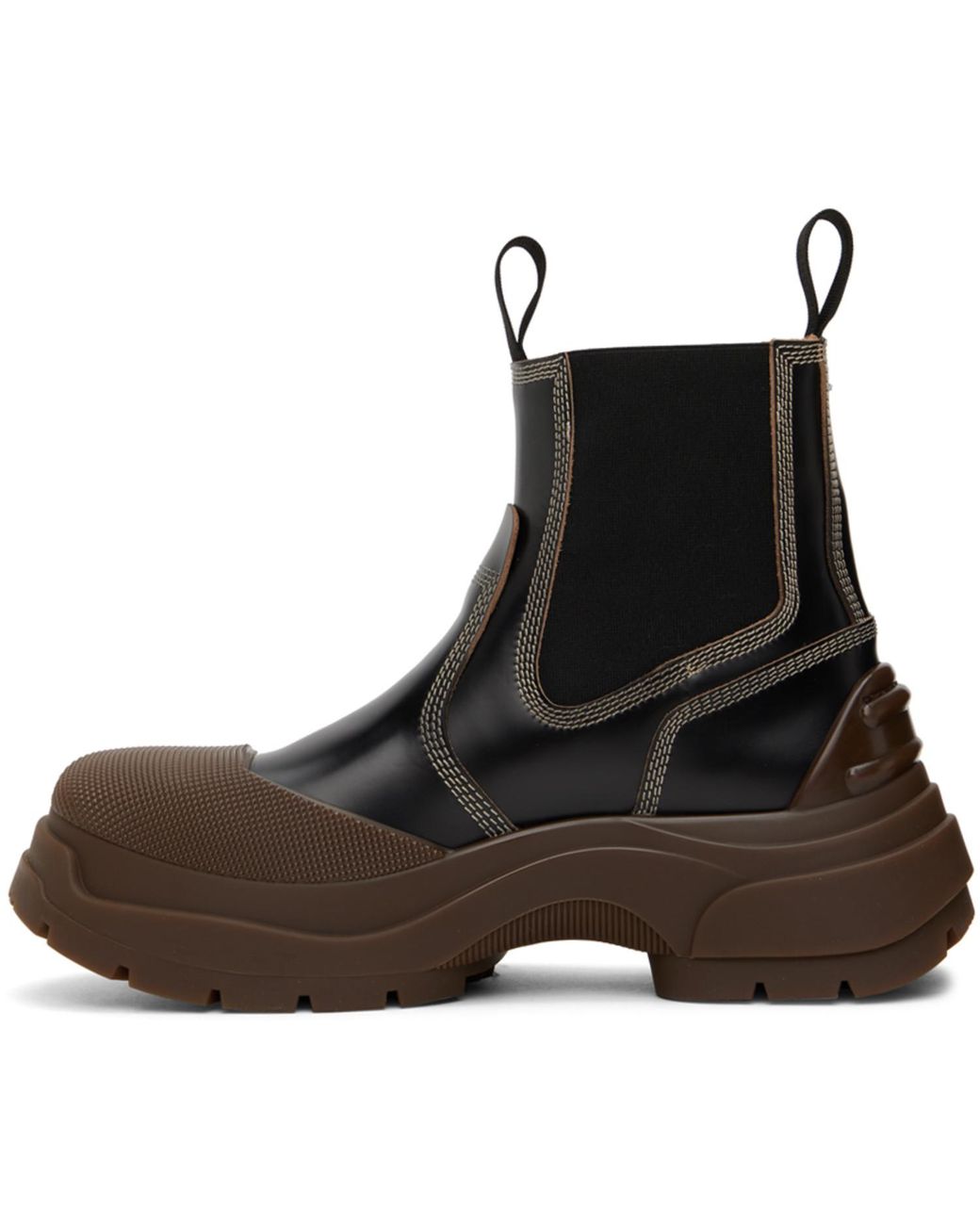 Maison Margiela Black Chunky Chelsea Boots