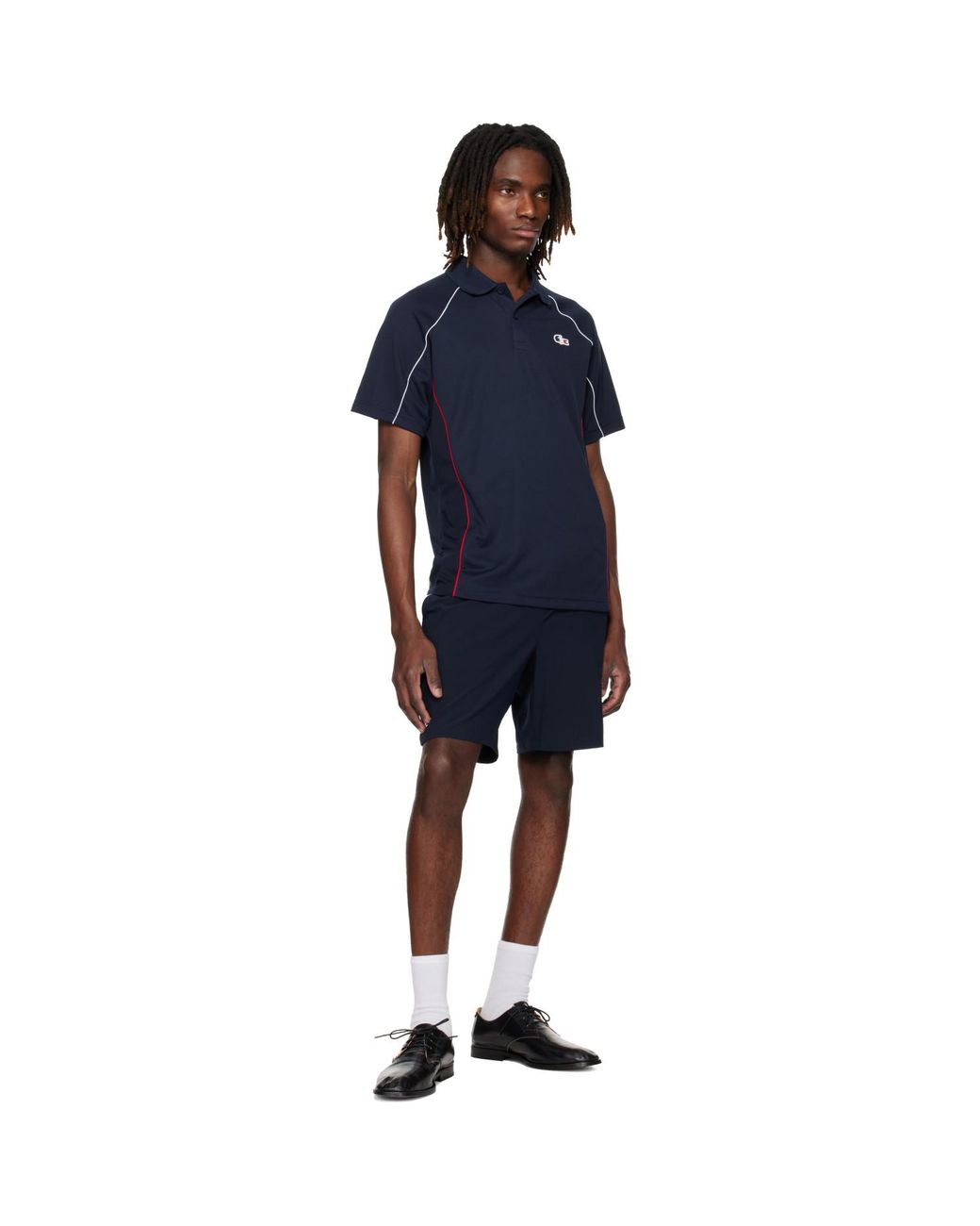 Lacoste Blue French Tennis Team Polo for men