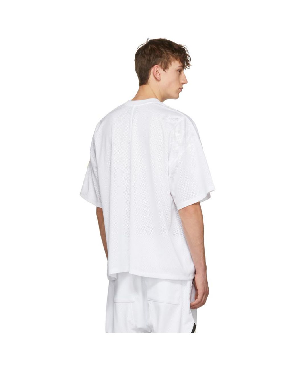 Fear of God SSENSE Exclusive White Mesh Batting Practice Jersey T
