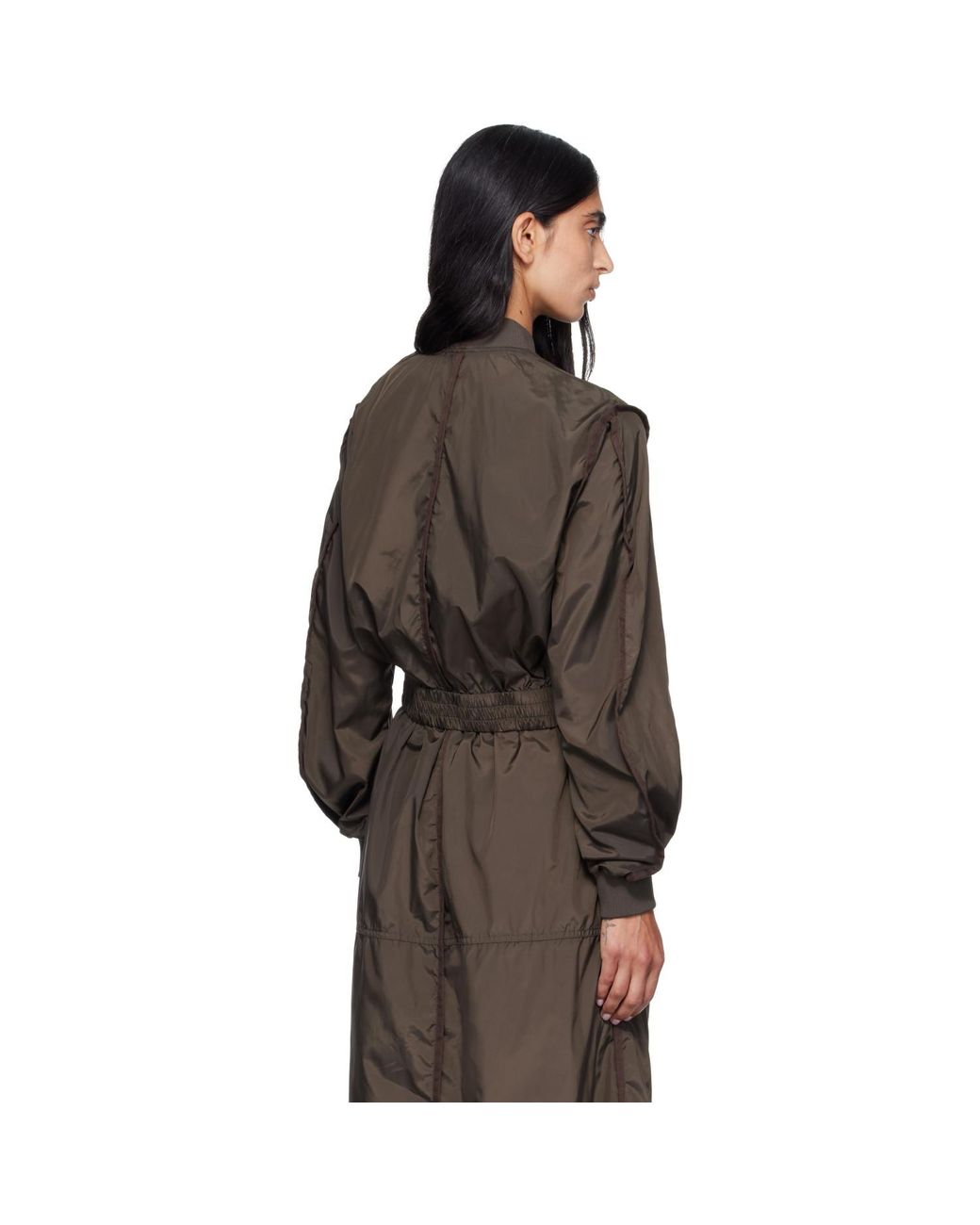 DIESEL Brown Khaki Tonal Taping Jacket