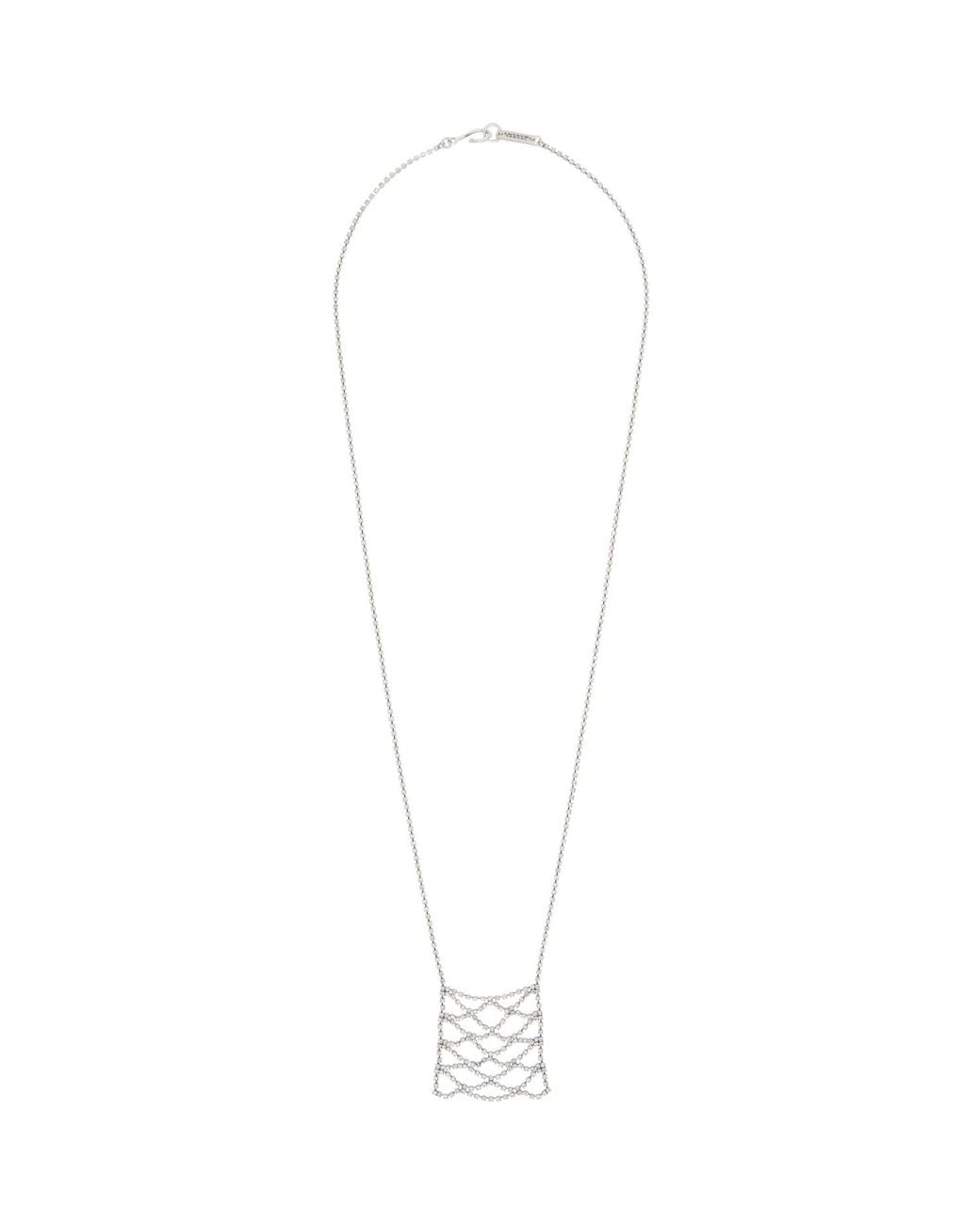 Isabel Marant White Thalia Long Necklace