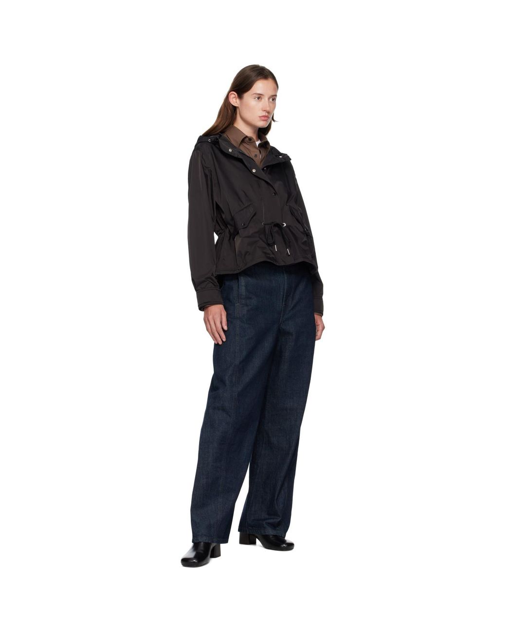 Moncler Black Noizay Hooded Parka Jacket