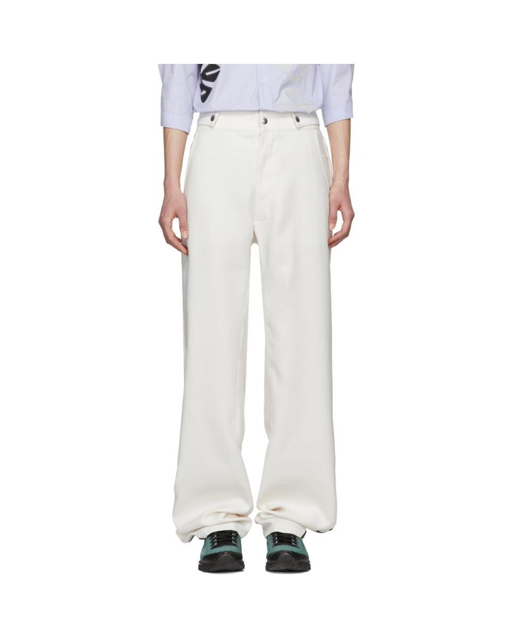 Kiko Kostadinov Off-white Tajima Trousers | Lyst