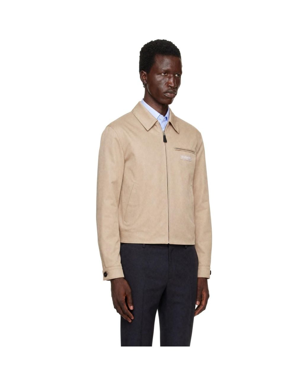 Givenchy Natural Cotton Harrington Jacket for men
