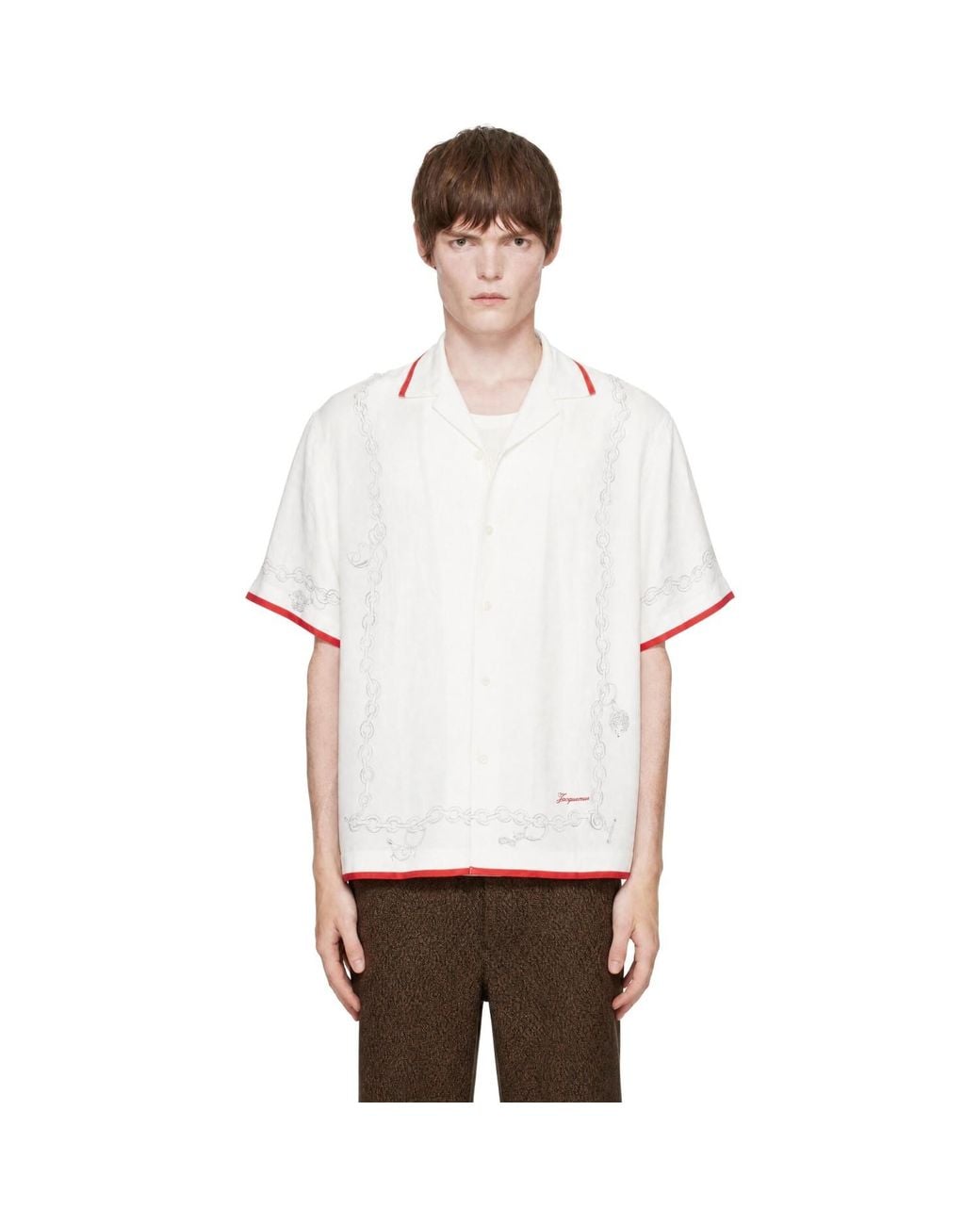 Jacquemus White 'The Cocktail' Shirt for men