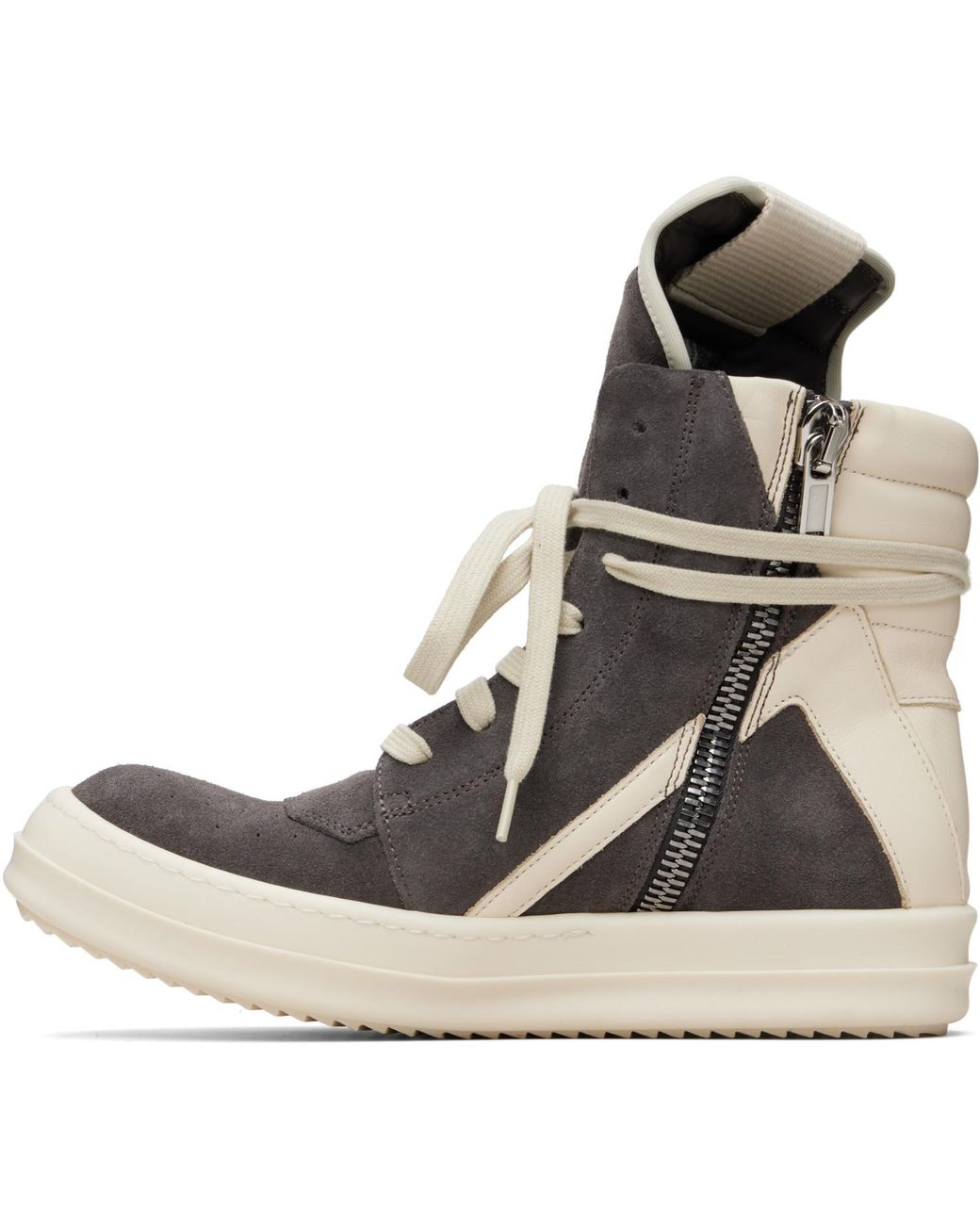 Rick Owens Multicolor Temple Geobasket Sneakers