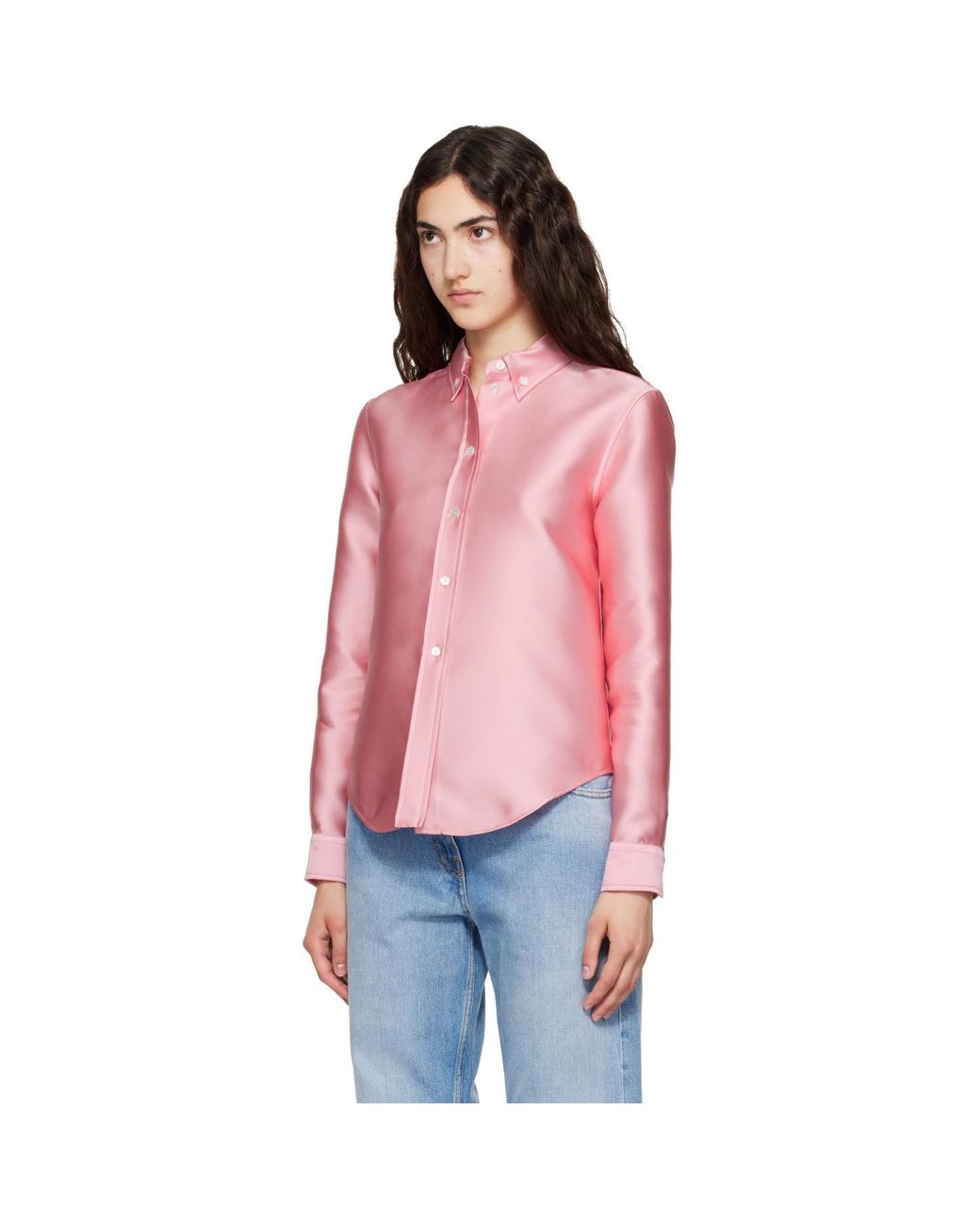 Calvin Klein Red Sophie Button-Down Shirt