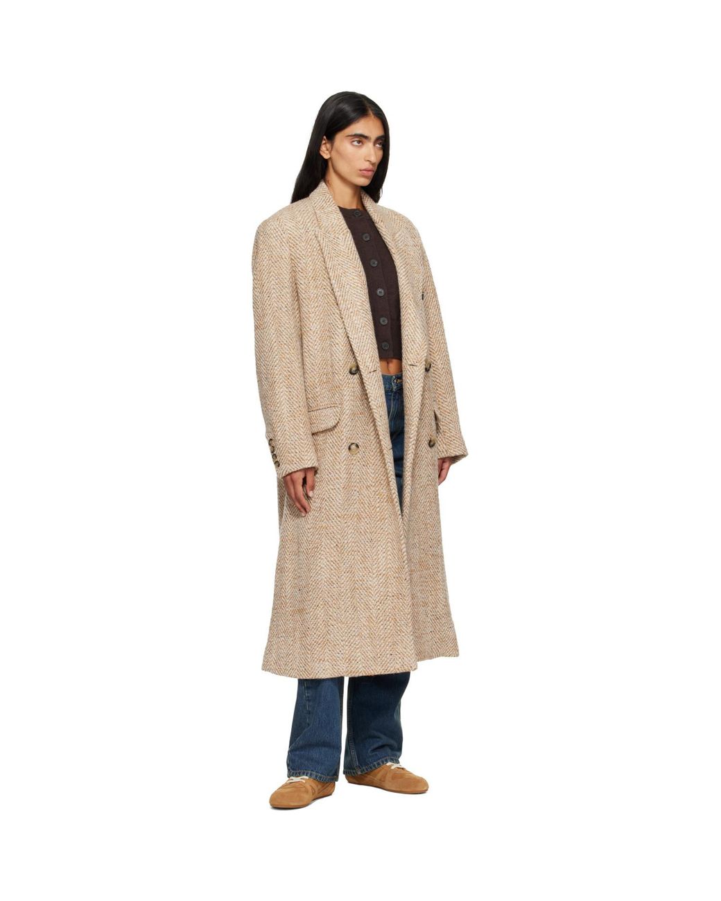 Isabel Marant Natural Pilda Coat