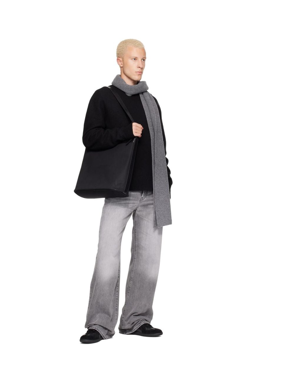 A.P.C. Gray Sasha Scarf for men