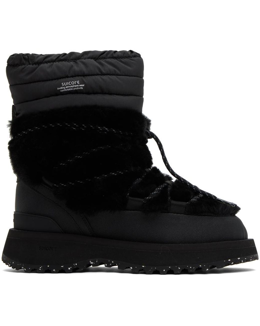 Suicoke Bower-ab-hi-fur Boots in Black for Men | Lyst UK
