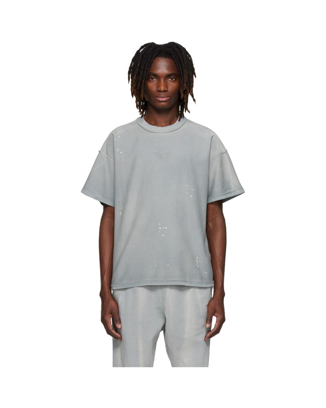 ALEXANDER DIGENOVA Black Inside-Out T-Shirt for men