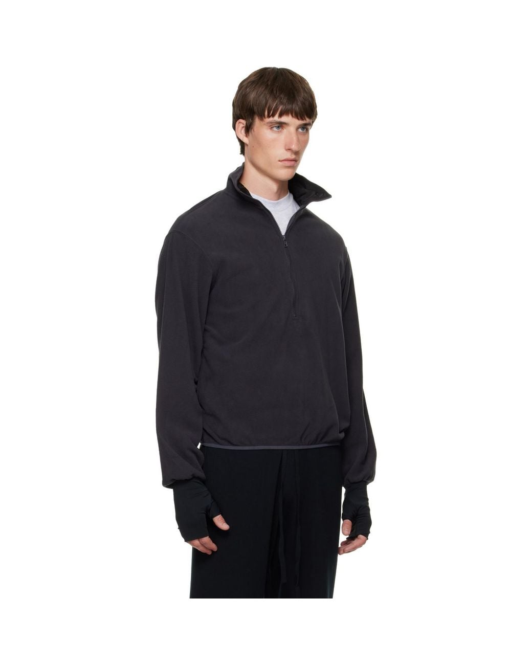 Entire studios Blue Shell Fleece Sweatshirt for men