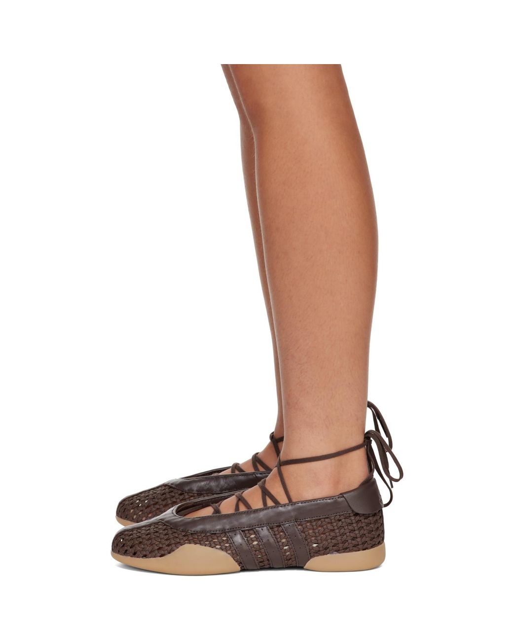 Adidas Originals Brown Taekwondo Mei Ballerina Flats