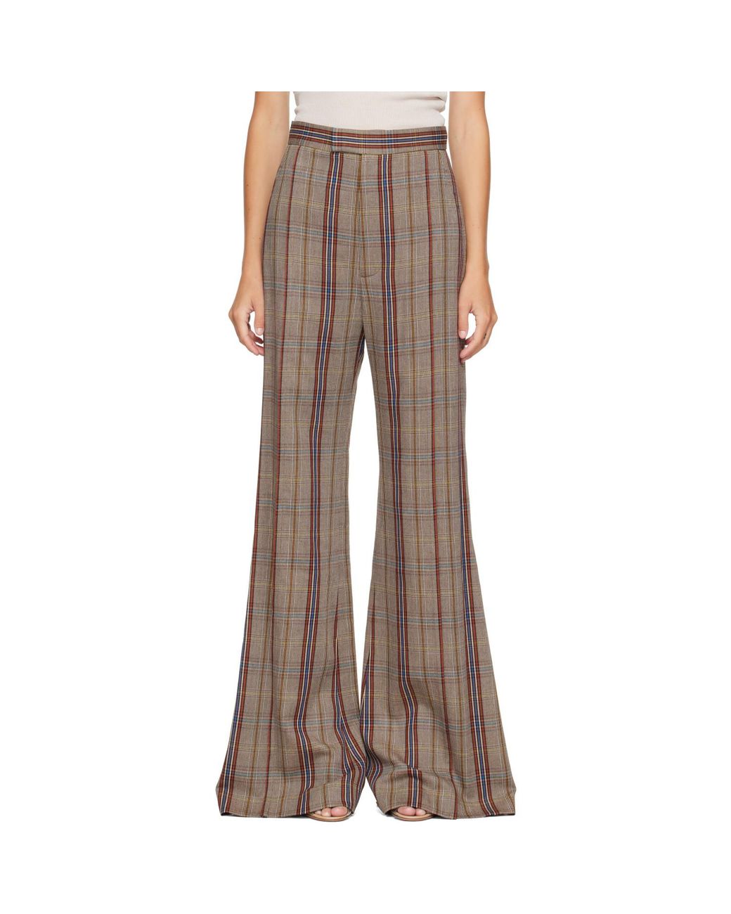 Vivienne Westwood Brown Wide Leg Trousers