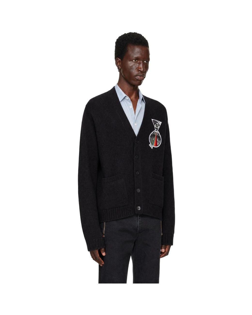 Undercover Black Up2F9901 Cardigan for men