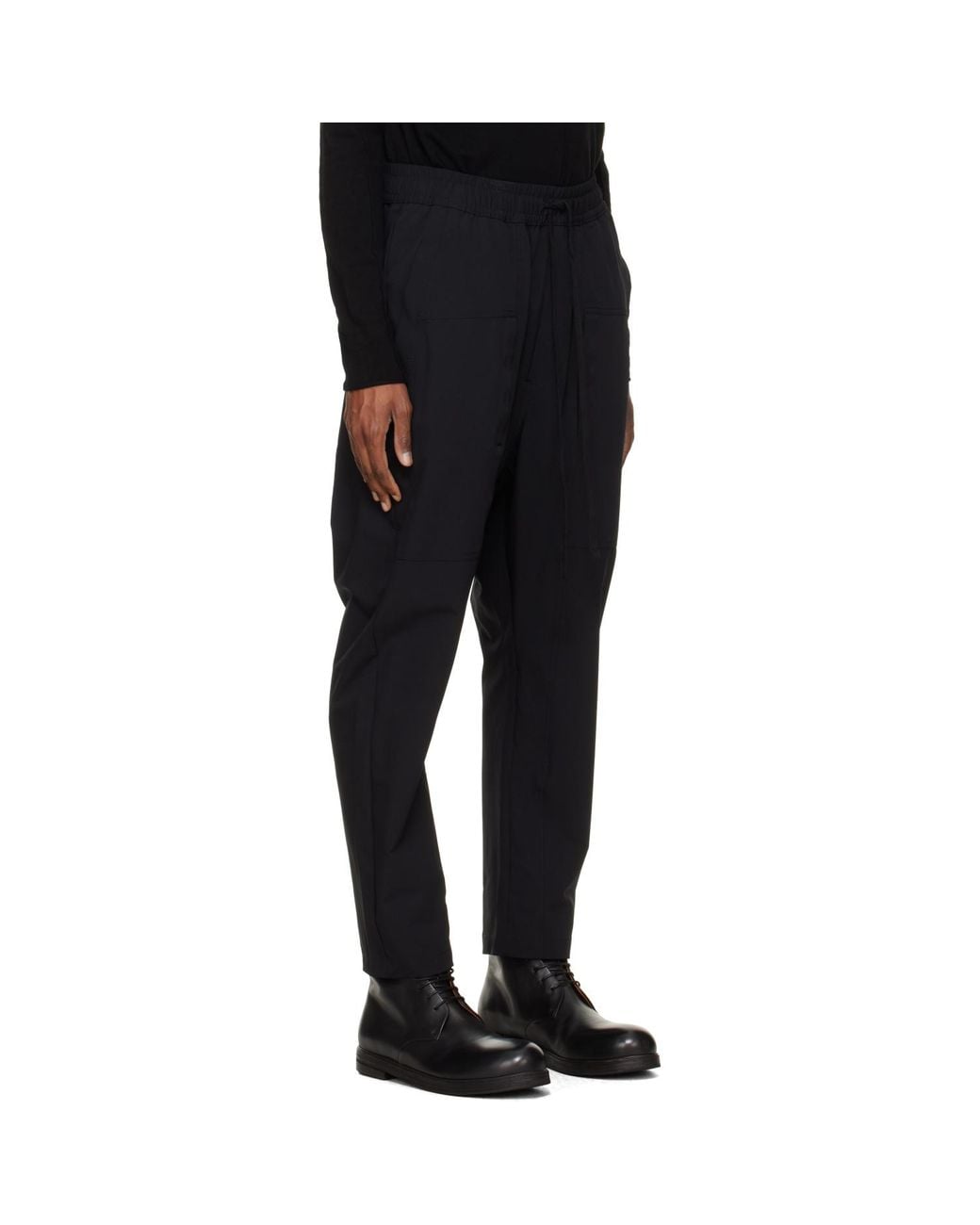 Thom Krom Black P 54 Track Pants for men