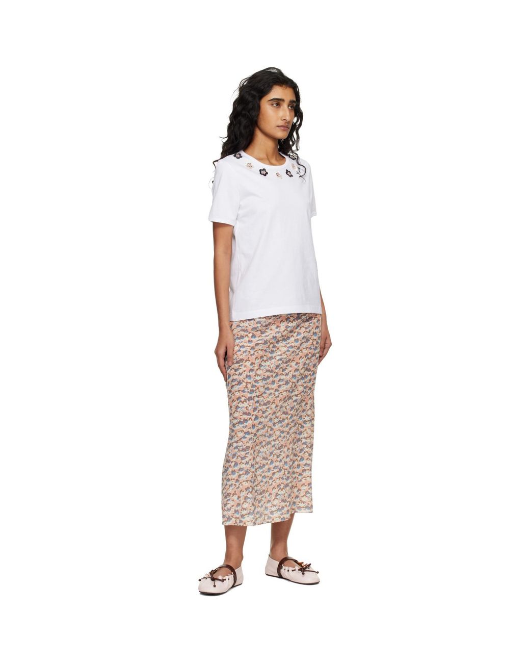 Marni White Cotton Jersey T-Shirt