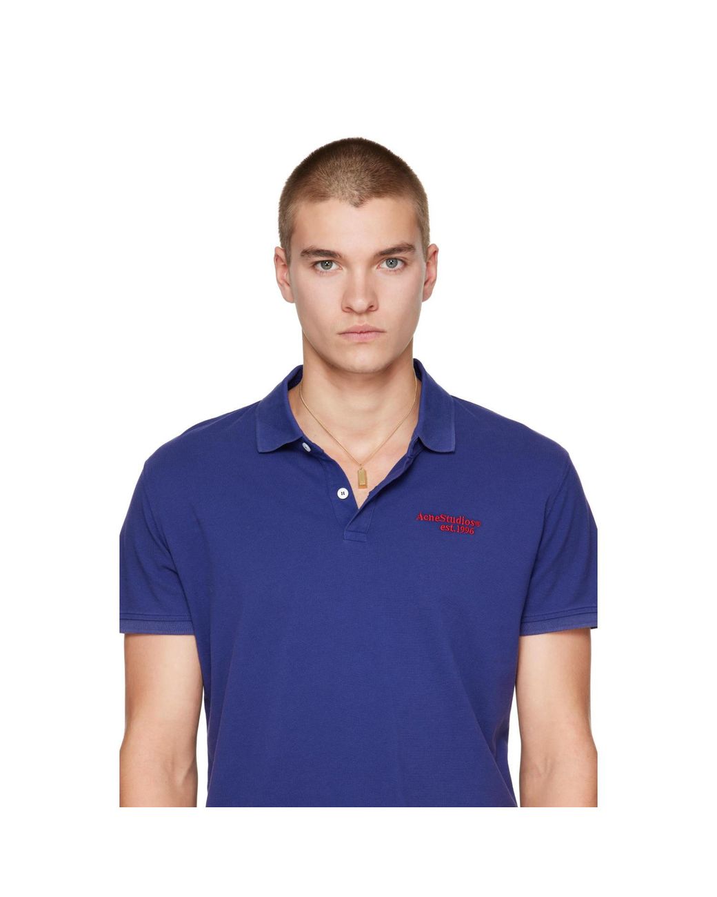 Acne Metallic Aldar Necklace for men