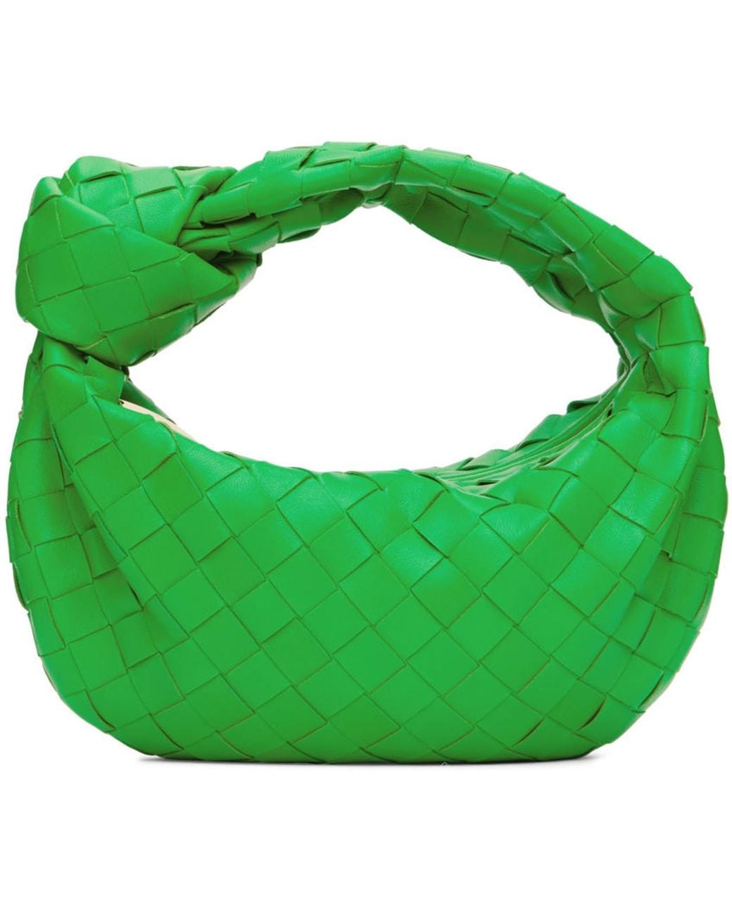Bottega Veneta Green Mini Jodie Top Handle Bag