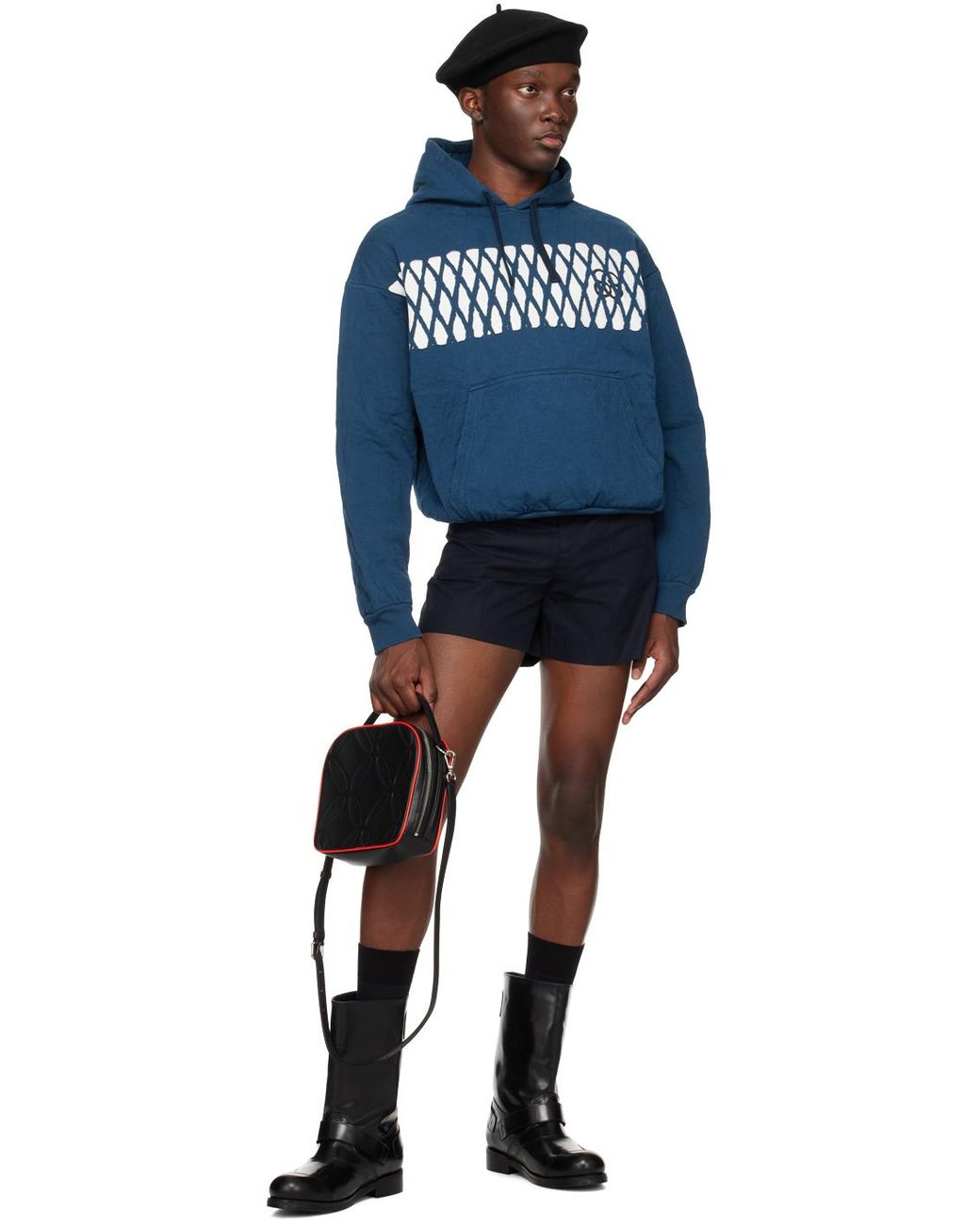 STEFAN COOKE Stud Panel Boots in Black for Men | Lyst UK