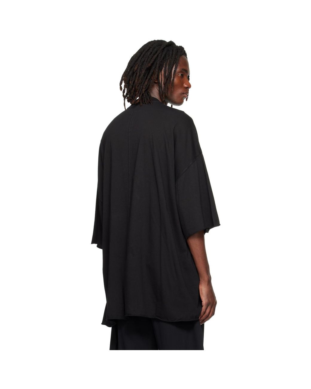 Rick Owens Black Tower Tommy T-Shirt for men
