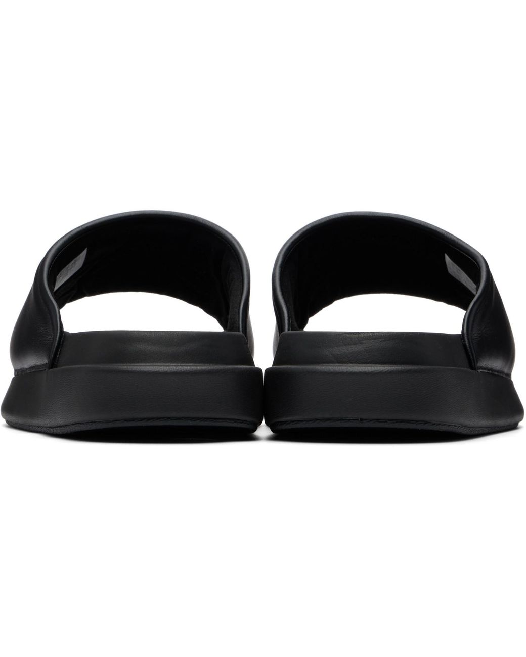 Y-3 Black Slides for men