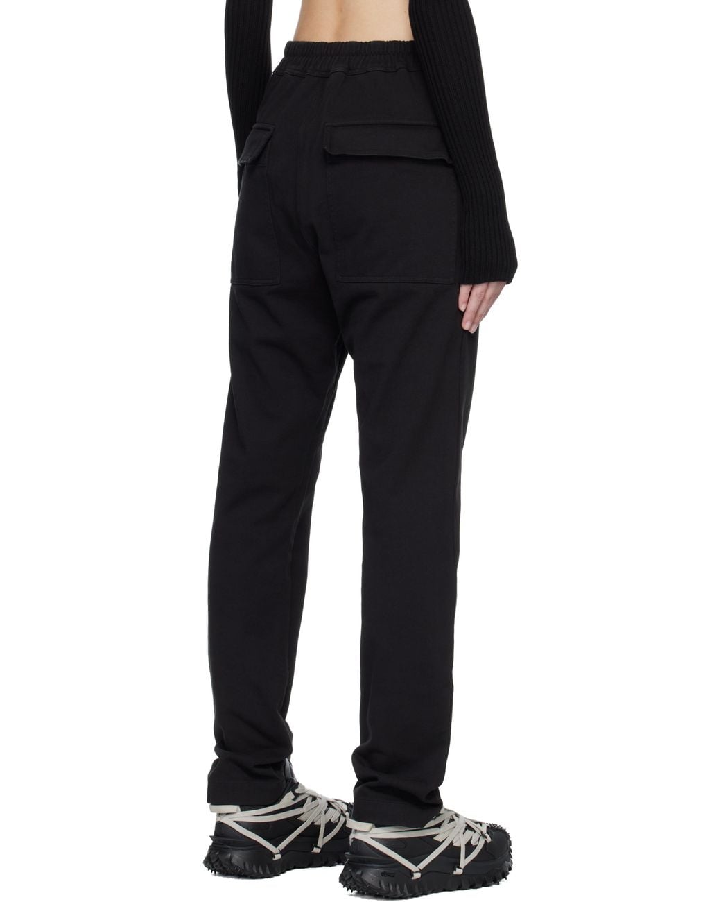 Rick Owens Black Moncler + Jogger Sweatpants