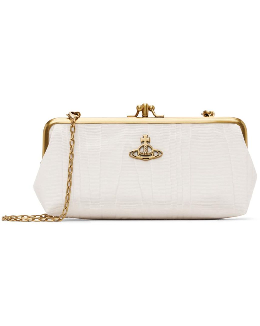 トートバッグ Vivienne Westwood Women's DB Frame Pulse Chain Bag Black Vivienne Westwood Black DB Frame Chain Bag - Shoulder Bags