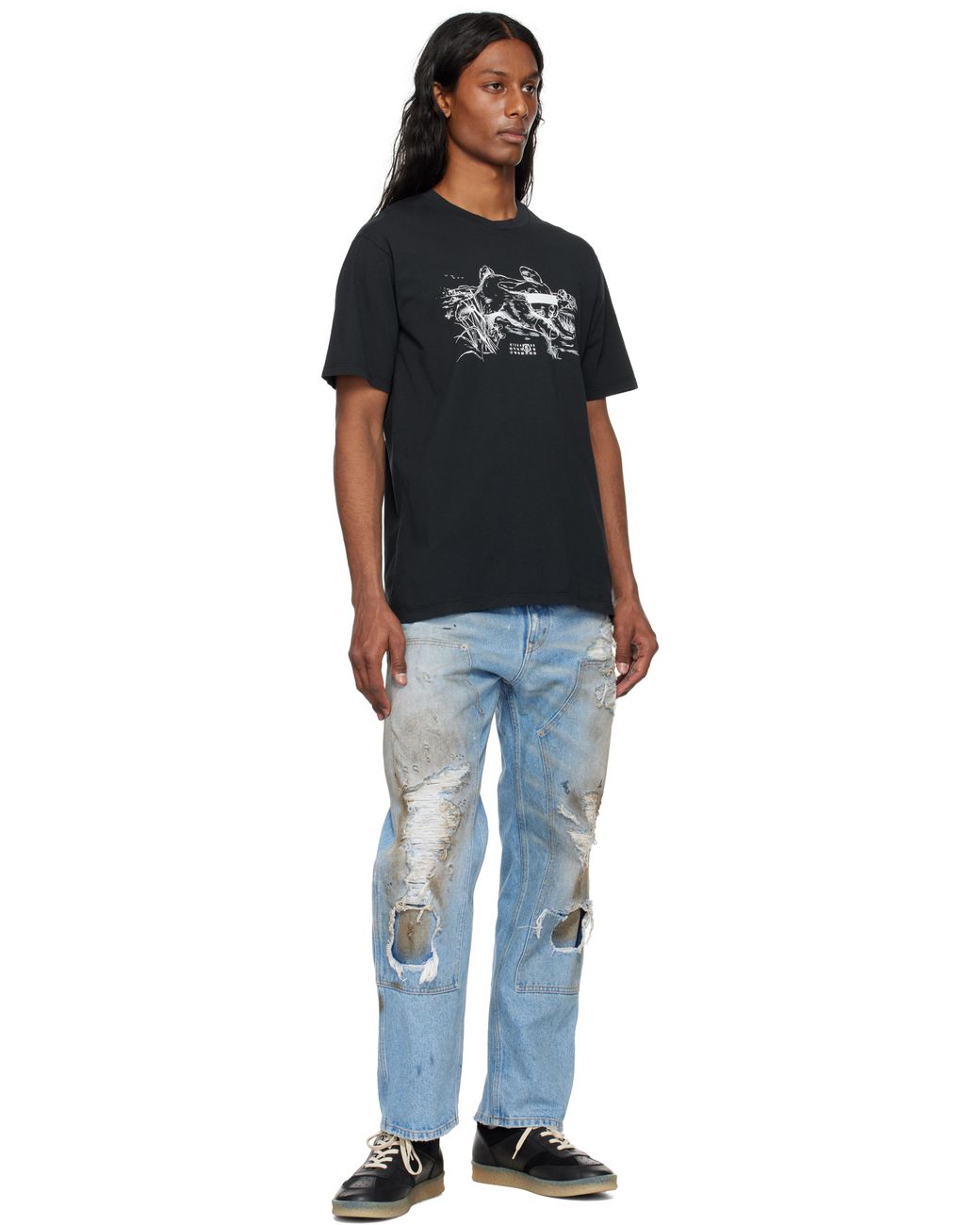 ☆MM6 Maison Margiela☆ Suis le lapin blanc・ラビットTシャツ MM6 by Maison Martin Margiela 'Suis Le Lapin Blanc' T-Shirt