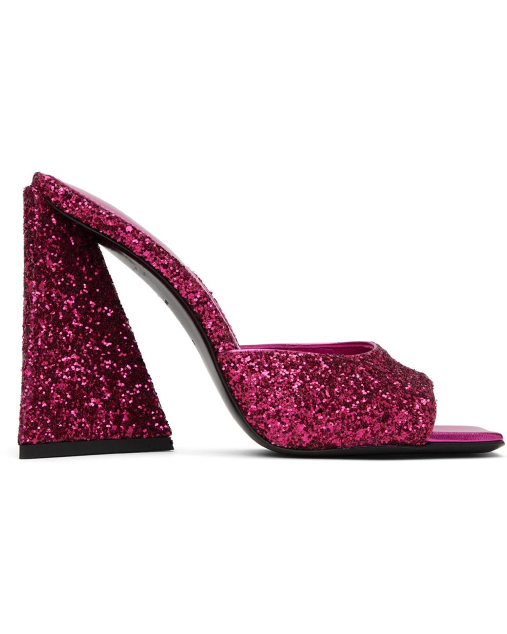 Mules devon roses The Attico en coloris Red