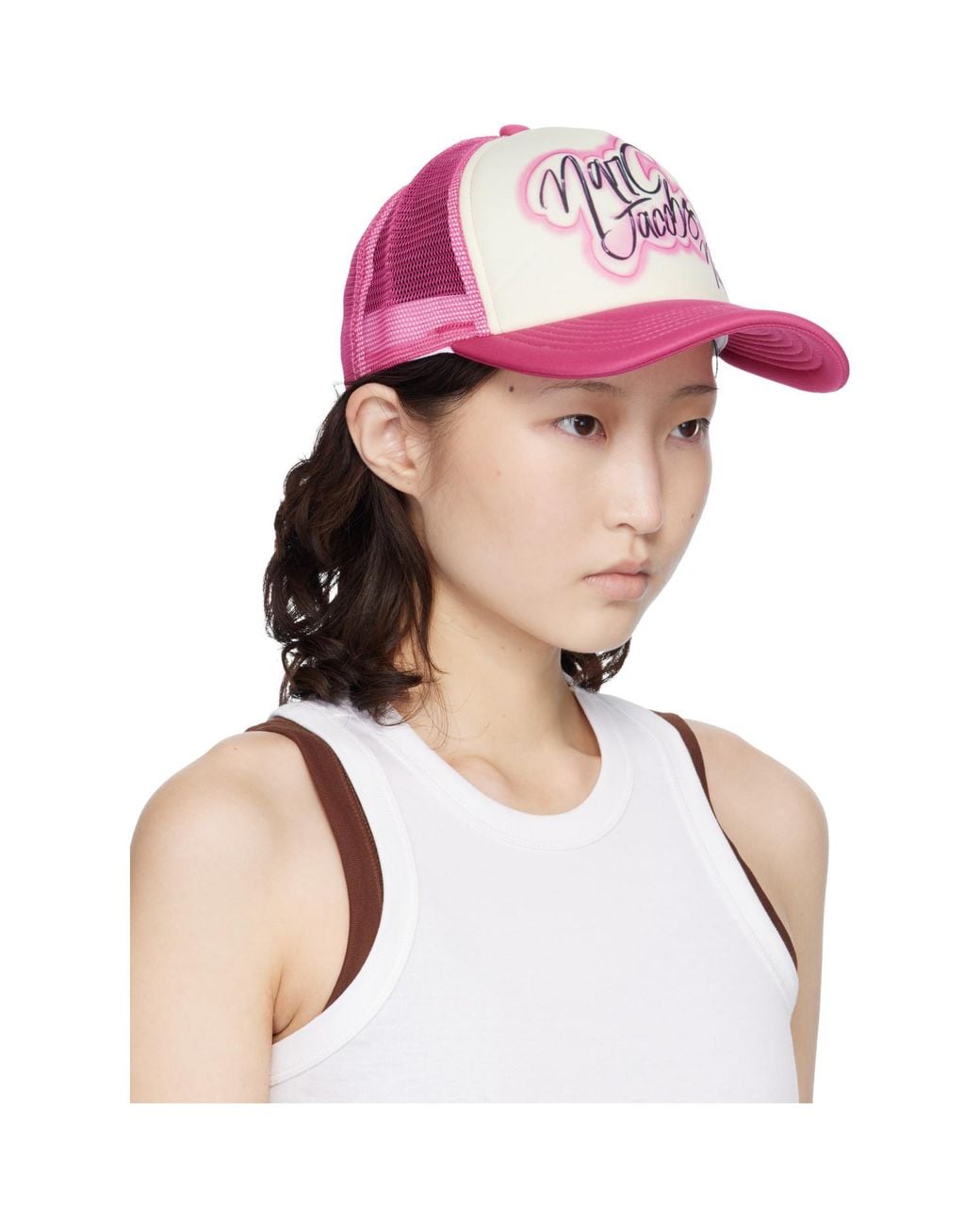 Marc Jacobs Pink Ssense Exclusive & 'The' City Trucker Cap