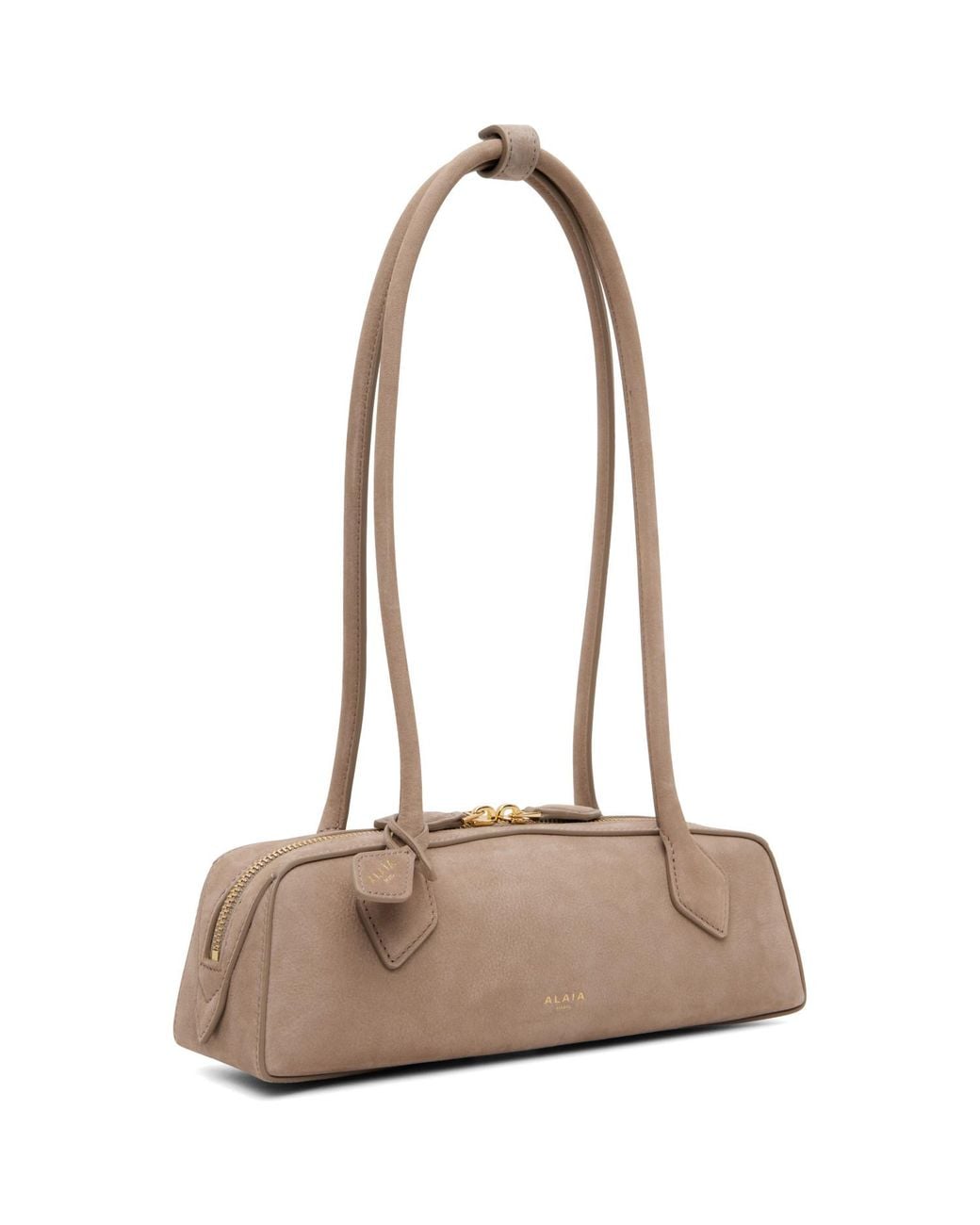 Alaïa Brown Taupe 'Le Teckel' Small Bag
