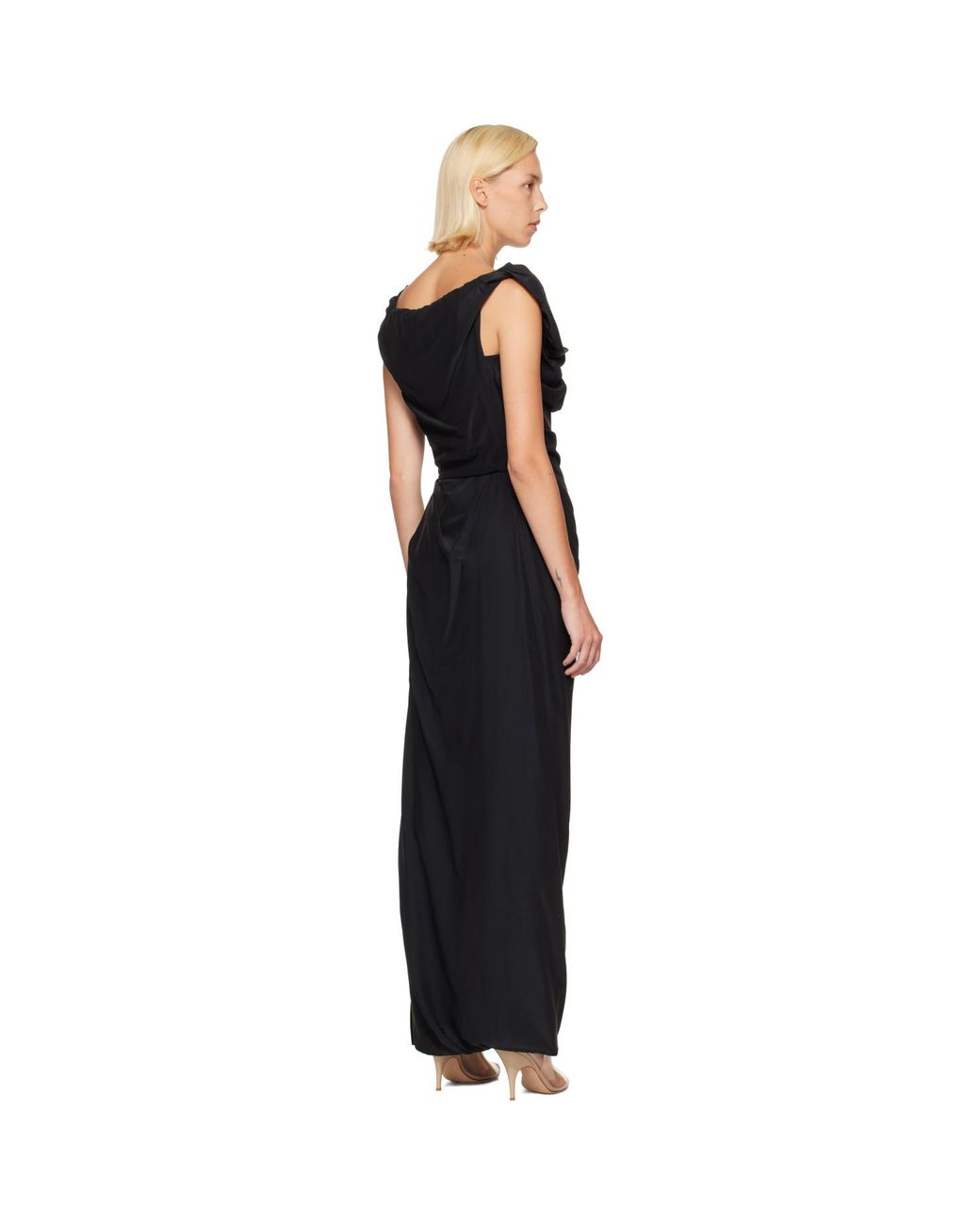 Vivienne Westwood Black Ginnie Amber Maxi Dress