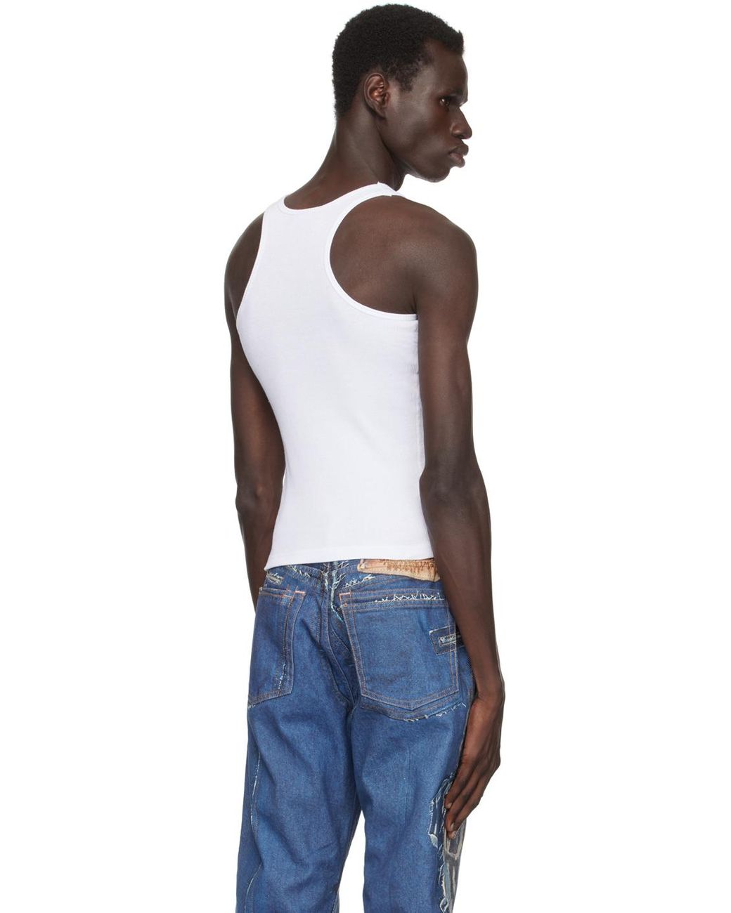 Ashley Williams I♡ME タンクトップ　M Ashley Williams White 'I Heart Me' Tank Top Ashley Williams