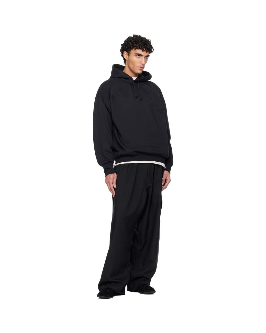 Y-3 Black Sport Uniform Straight Cargo Pants for men