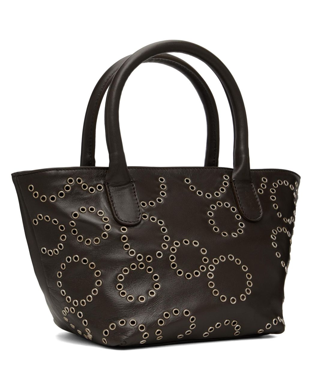 GIMAGUAS Black Mini Capazo Bag