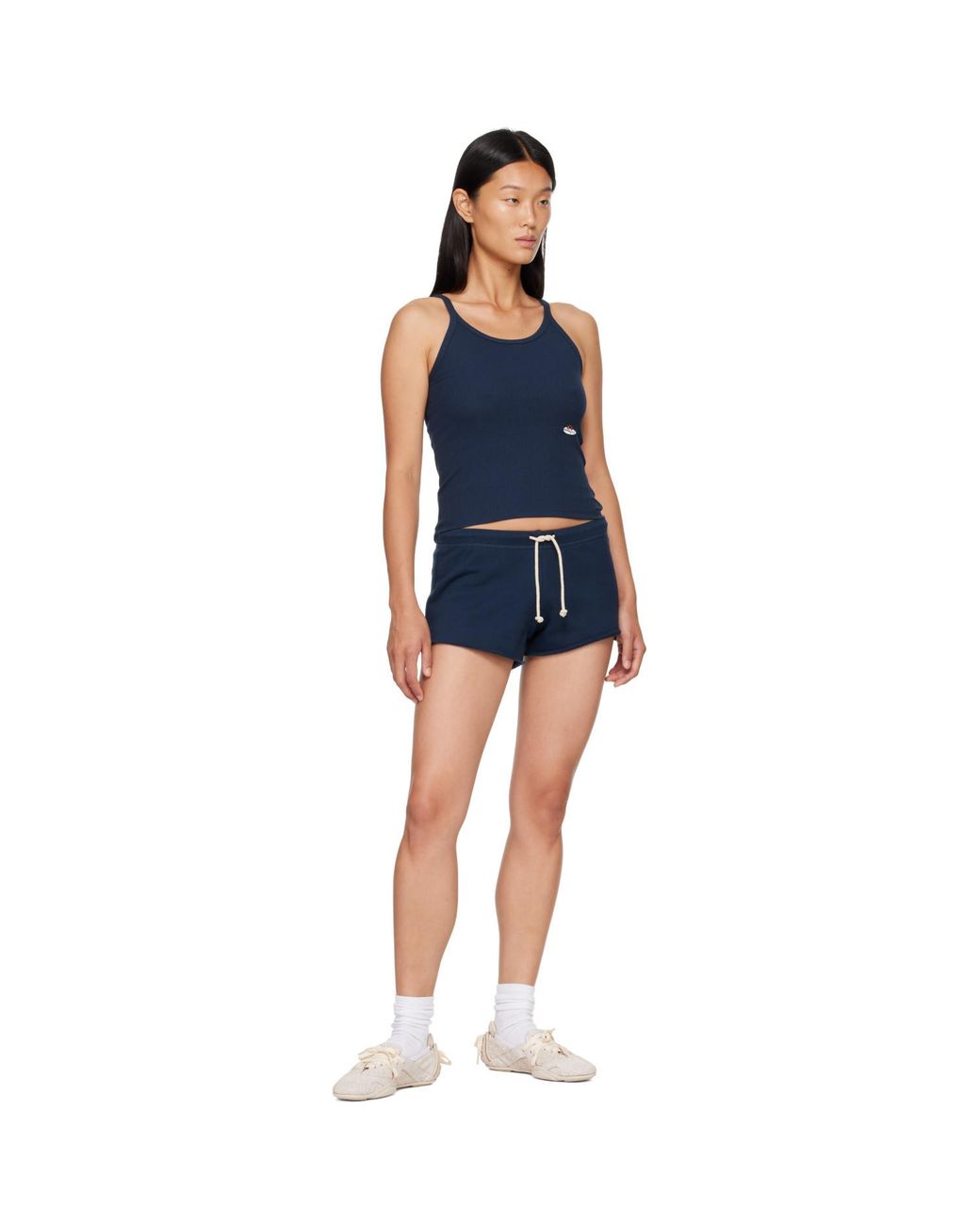 HOMMEGIRLS Blue Fruit Of The Loom Edition 'Fruity' Shorts