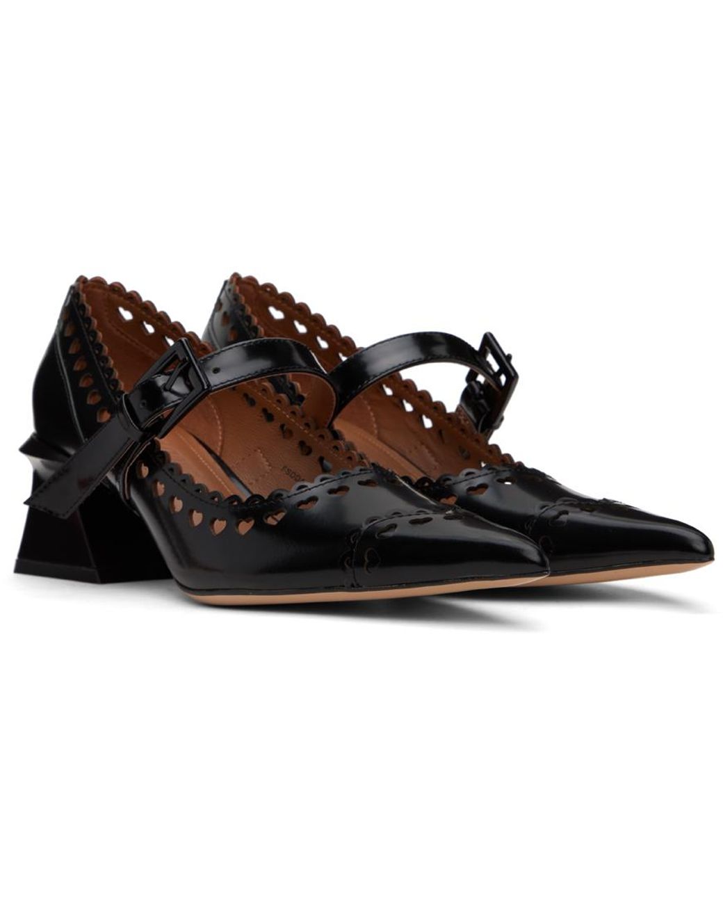 Black pointed toe lace up heels deals