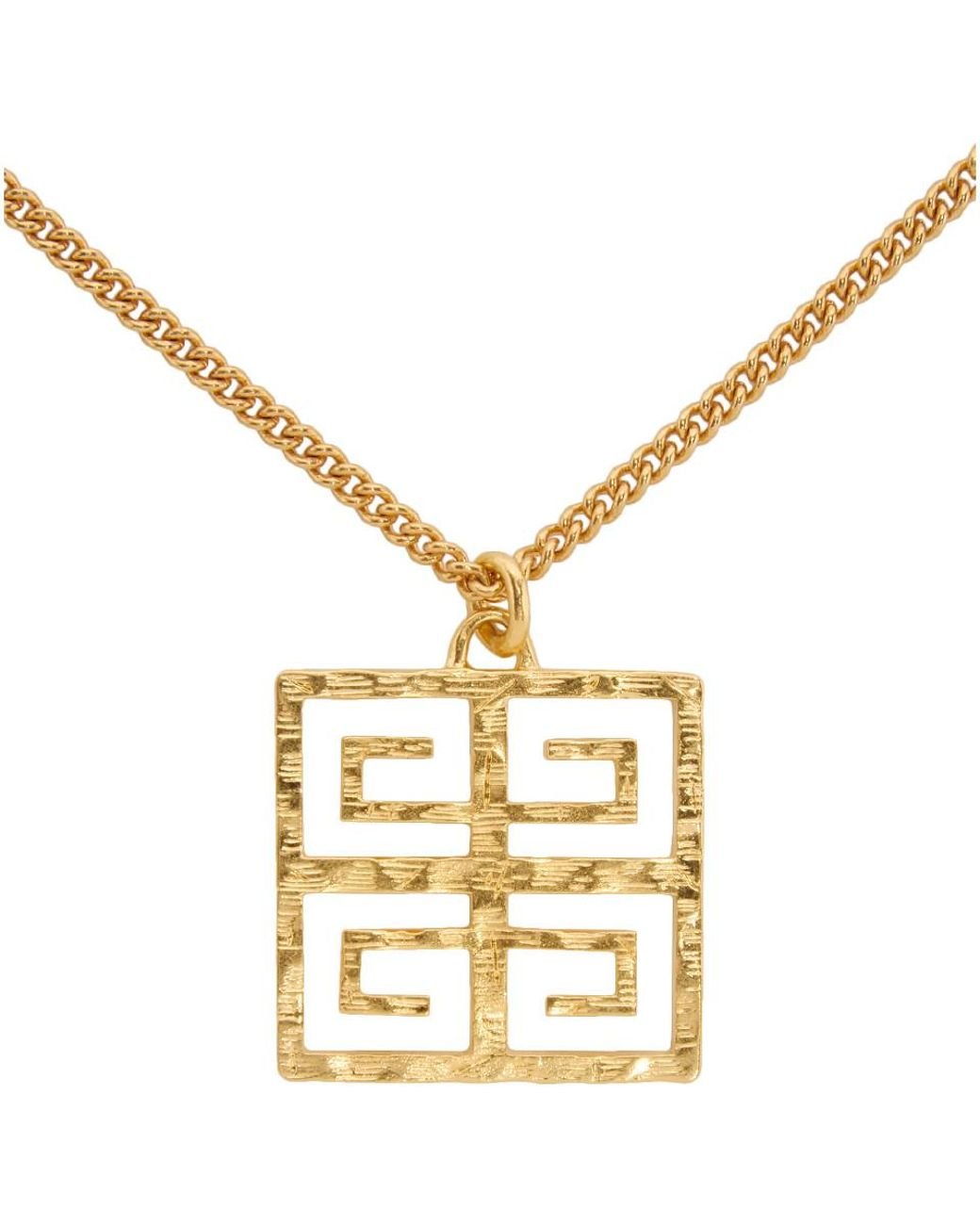 Givenchy Gold 4g Pendant Necklace in Metallic | Lyst