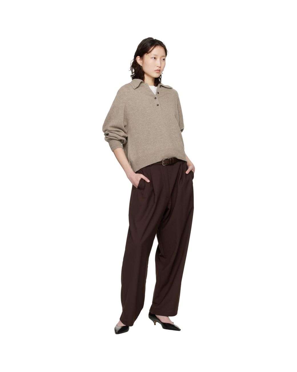 Cordera Black Tailored Masculine Trousers