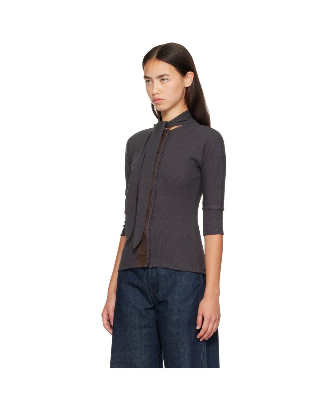 Lemaire Black Ascot T-Shirt