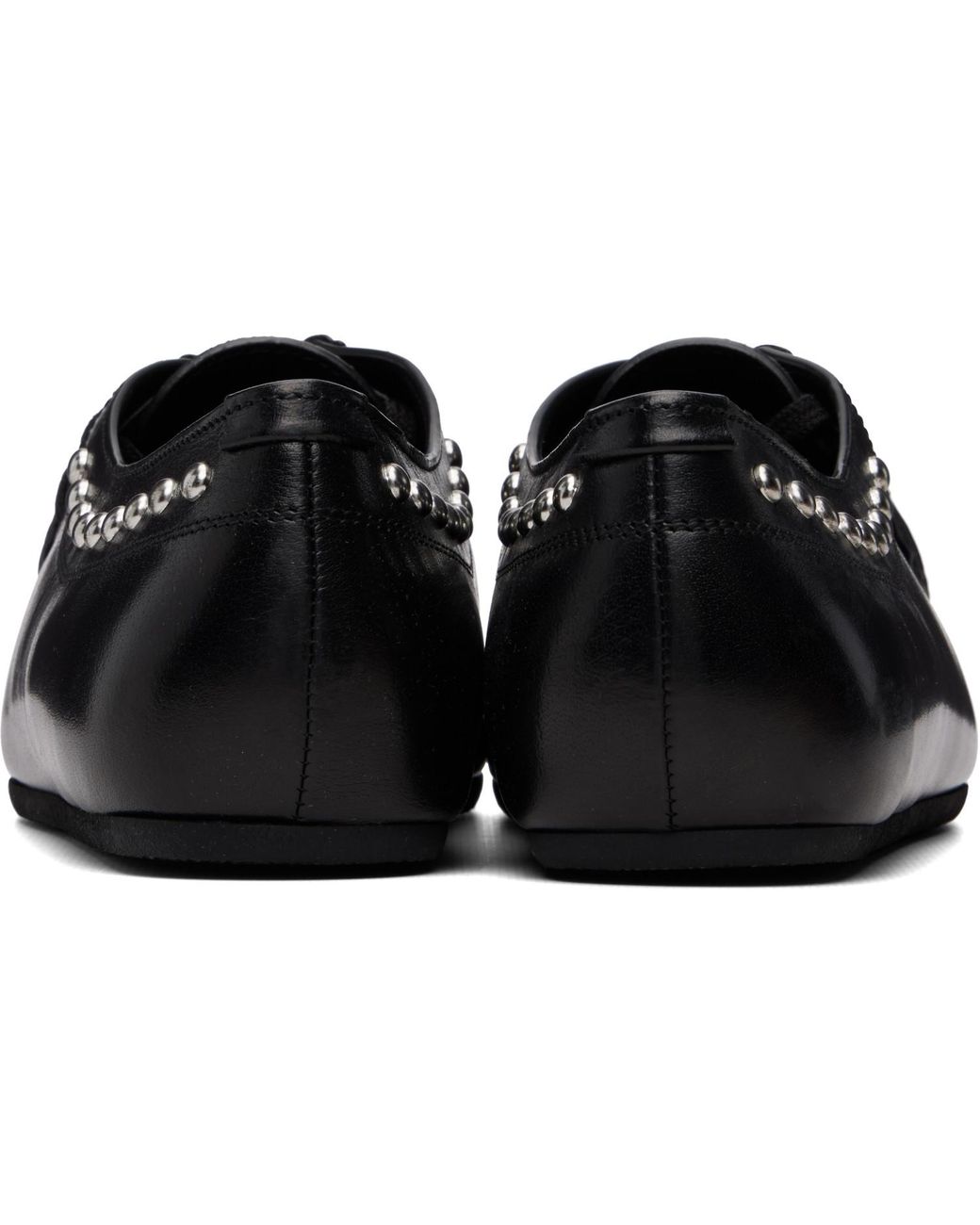 Jil Sander Black Hood Lace-Up Derbys