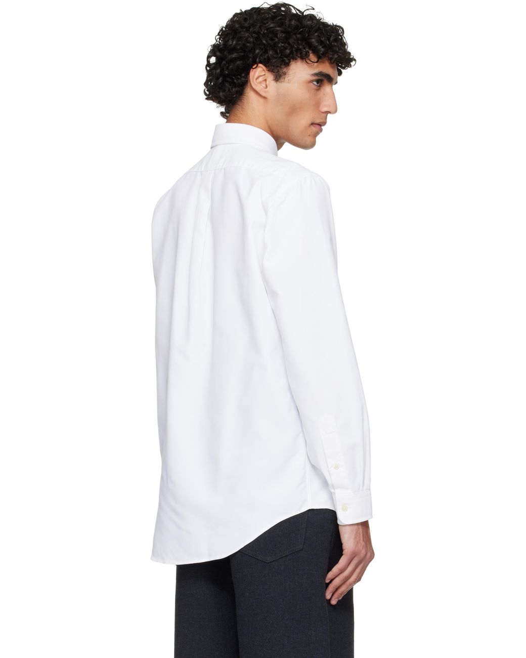 Polo Ralph Lauren Long Sleeve Oxford Sport Shirt in White for Men | Lyst UK