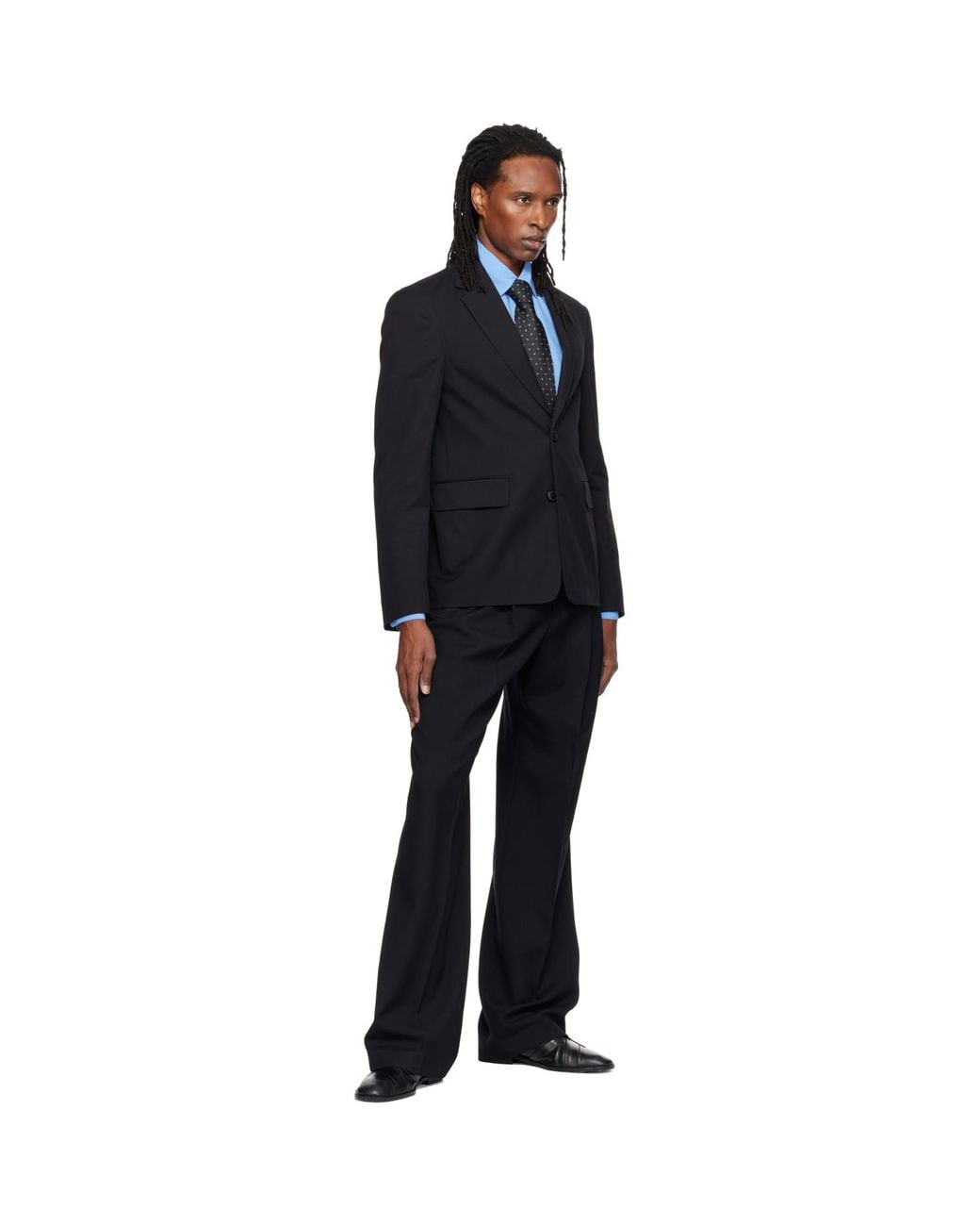 sunflower Black Silk Tie for men