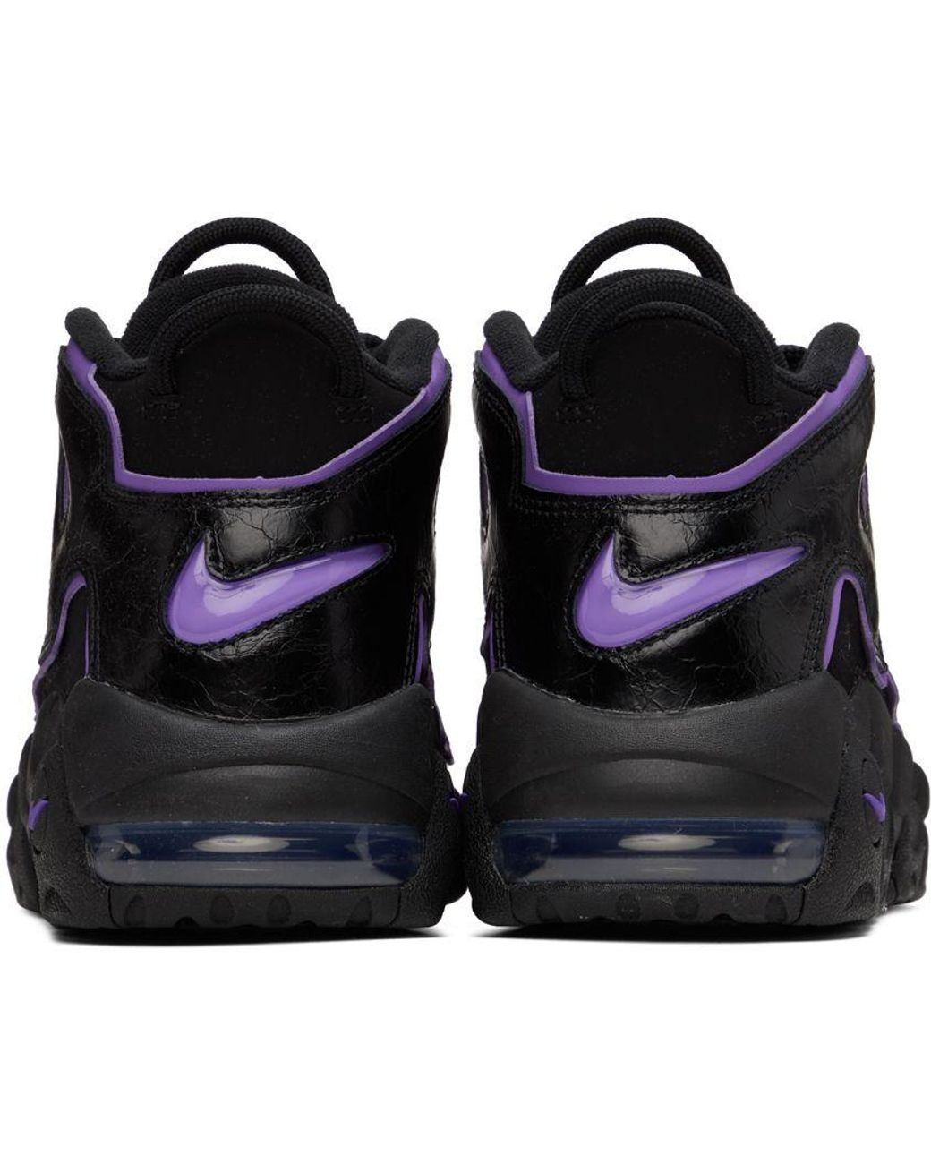 Nike Black & Purple Air More Uptempo '96 Sneakers for Men | Lyst